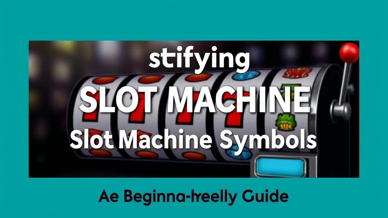 Demystifying Slot Machine Symbols: A Beginner-Friendly Guide